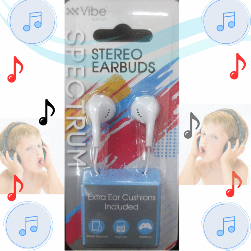stereo earbuds   spectrum